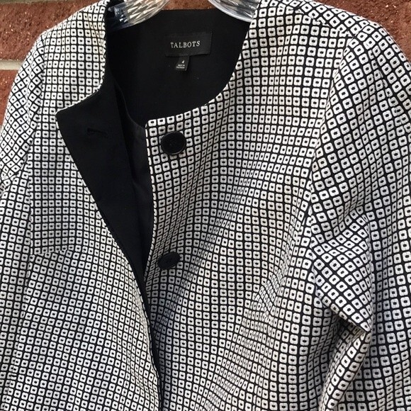 Talbots Suit Jacket Blazer sz 4 - Picture 3 of 15
